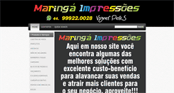 Desktop Screenshot of maringaimpressoes.com.br
