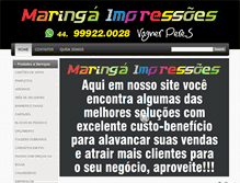 Tablet Screenshot of maringaimpressoes.com.br